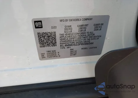 2023 Buick Encore Gx Select Fwd z USA, uszkodzony, nr VIN KL4MMDS22PB086044